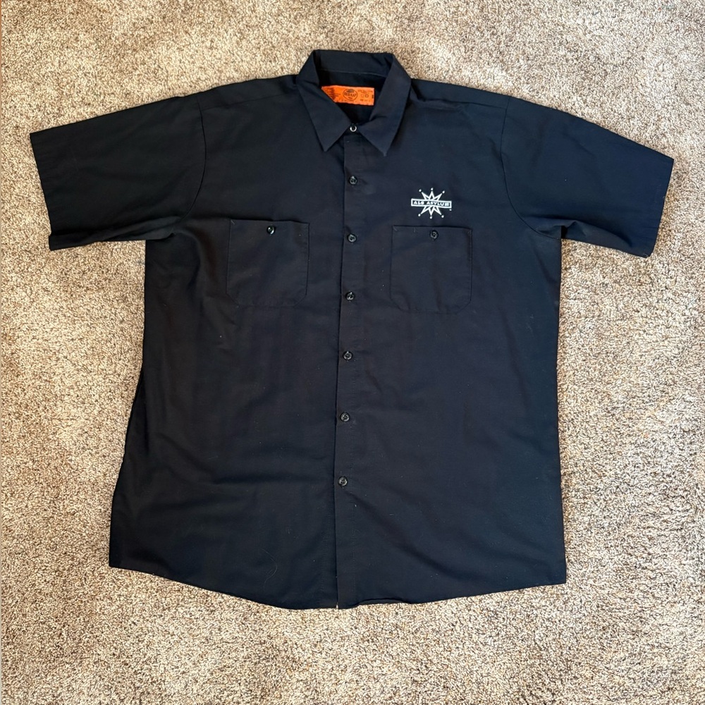 Red Kap Ale Asylum Short Sleeve Work/Bowling style shirt H1